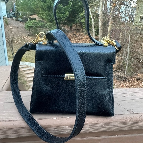 cacharel black leather crossbody - Picture 6 of 16